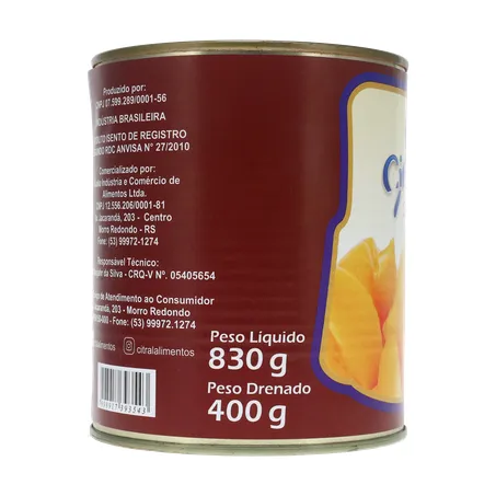 Pessego citral fatias 400g 360-28