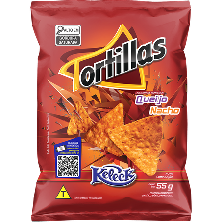 Salgadinho Tortillas Queijo Nacho 55g