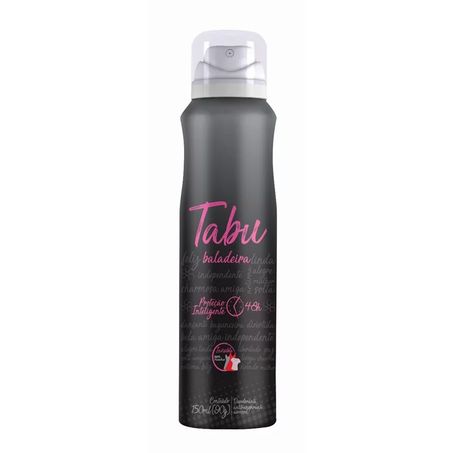 Desodorante aero tabu 150ml baladeira