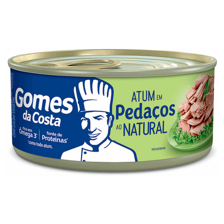 ATUM GOMES EM PEDACOS AO NATURAL 120G
