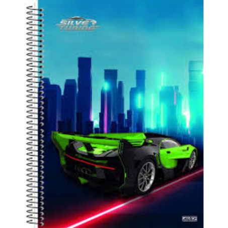 Cad espiral capa dura silver tuning 80fls