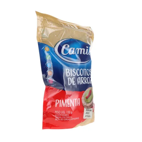 Biscoito Camil Arroz Integral Pimenta 150G 360-32