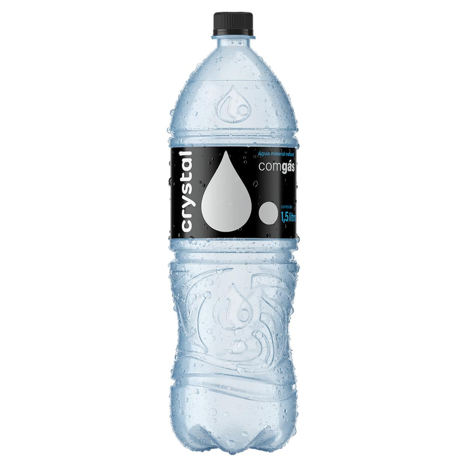 Água Mineral Crystal 1,5 Litro - Com Gás - Pet