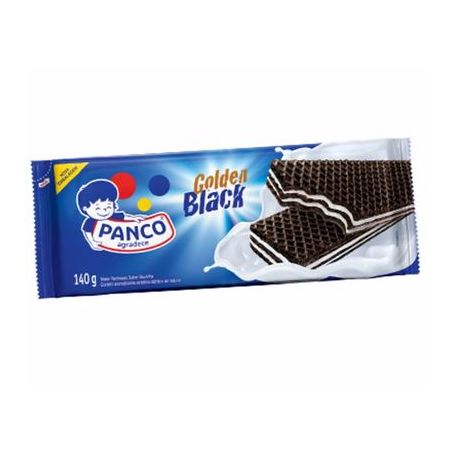 WAFER GOLDEN BLACK 140G PANCO BAUNILHA
