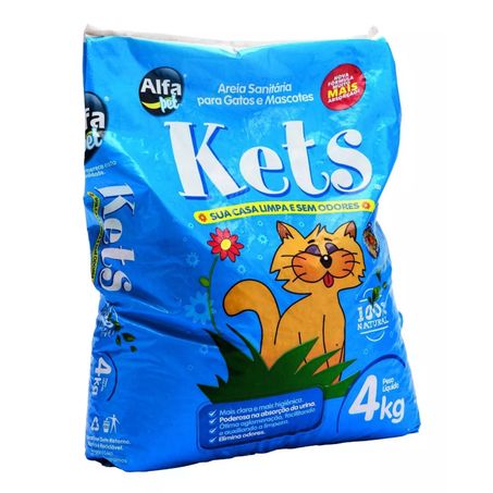 Areia higienica kets 4kg