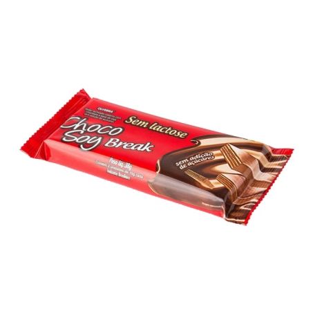 CHOCOLATE SEM LACTOSE CHOCO SOY BREAK 38G 