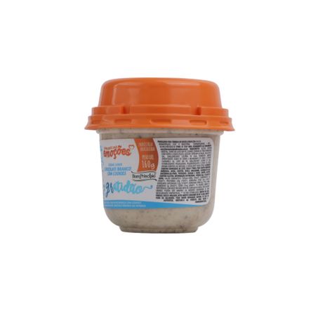 Creme Bom Princípio Sabor Chocolate Branco com Cookies  Pote 160gr 360-8
