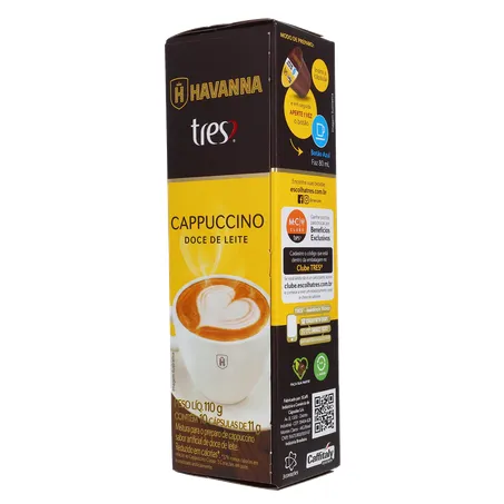 Café 3 Corações Cappuccino Doce Leite Caixa 10 Cápsulas 110G 360-22