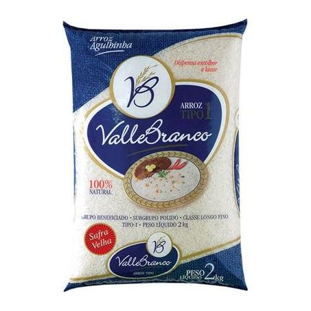 ARROZ VALE BRANCO LF TP1 2KG