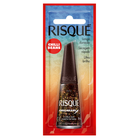 Esmalte Risqué Chili Bean A Onça Que Habita em Mim 8Ml
