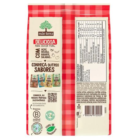 Granola Tradicional com Castanhas Brasileiras Mãe Terra Pacote 250G 360-1
