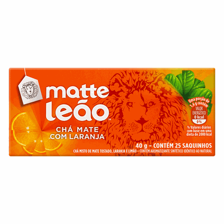 Cha matte leao laranja 40g