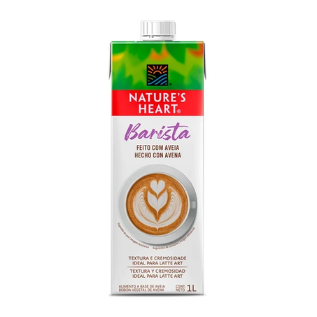 BEBIDA VEGETAL NATURES HERT BARISTA AVEIA 1LT 