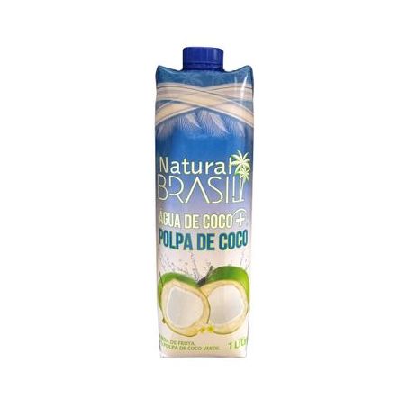 Agua de coco natural brasil integral 1l