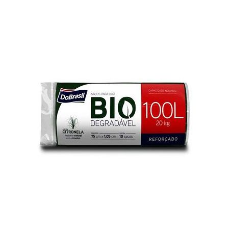 Saco lixo dobrasil biodegradavel 100l