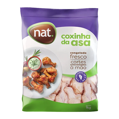 COXINHA DA ASA [DRUMETTE] NAT CONG IQF 1KG