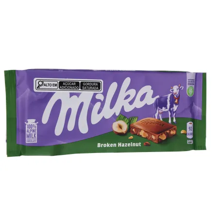 Barra de Chocolate Hazelnut Milka Avelã 100G 360-35