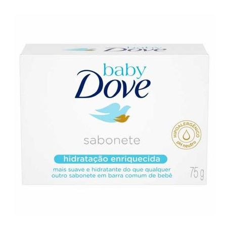 Sabonete baby dove hidratacao enriquecida 75g