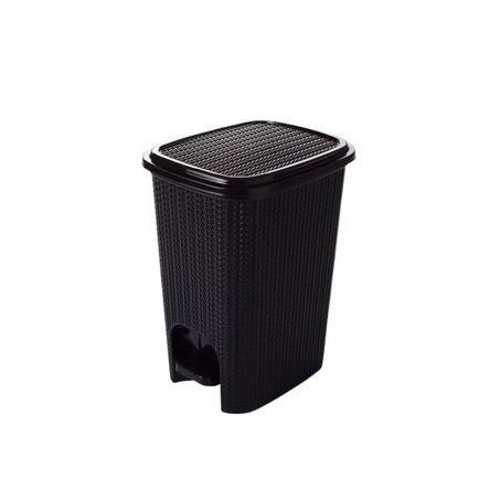 LIXEIRA PLASUTIL C/PEDAL B TRAMA 7L