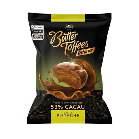 Bala b.toffes inten pistache 53% arcor 90g