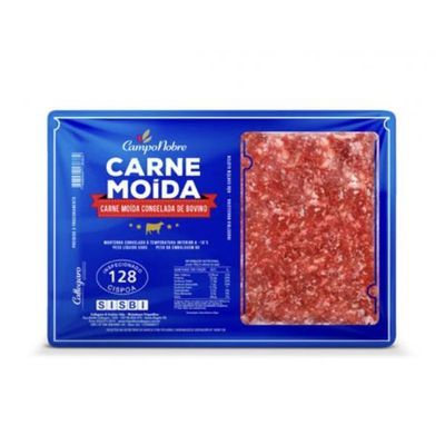 Carne moída bovina congelada Campo Nobre 500g