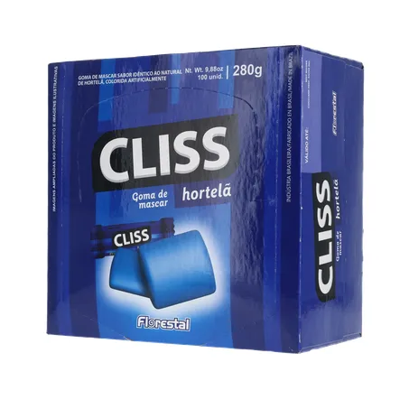 Chiclete florestal cliss hortelã 280g 360-3