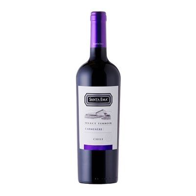 Vinho tinto carmenère terroir santa ema 750ml