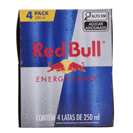 ENERGETICO RED BULL 250ML 4UN