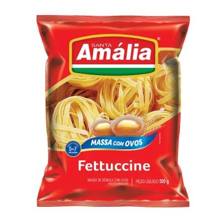 MACARRÃO FETTUCCINE SANTA AMÁLIA 500G