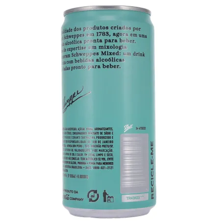 Bebida Schweppes Mixed Vodka Citrus Lata 269ml | Hippo Supermercados