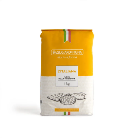  FARINHA DE TRIGO AGUGIARO&FIG 00 L'ITALIANA 1KG