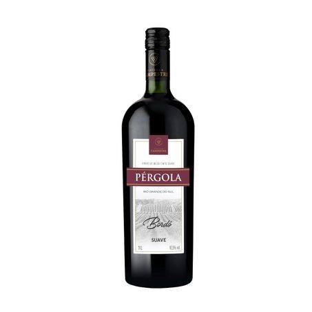 Vinho pergola bordo 1l suave