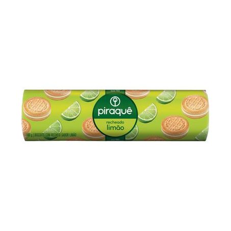 Biscoito Recheio Limão Piraquê Pacote 160G