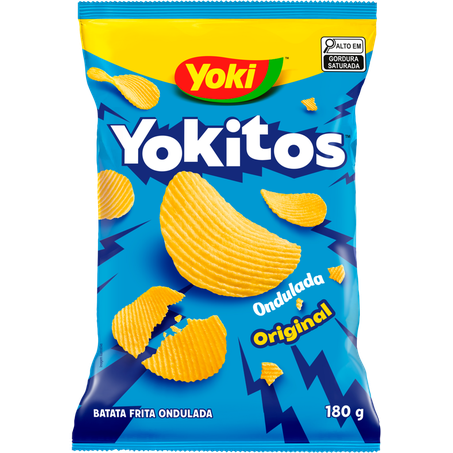SALGADINHO YOKITOS BATATA NATURAL 180G