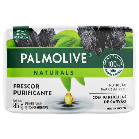 Sabonete Palmolive 85g - Naturals - Sensação Purificante - Carvão