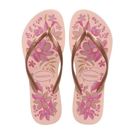 CHINELO HAVAIANAS SLIM ORGANIC 35/36 ROSA/DRO