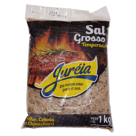 Sal grosso jureia temperado 1kg