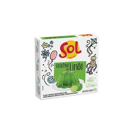Gelatina Sol 20g Limao