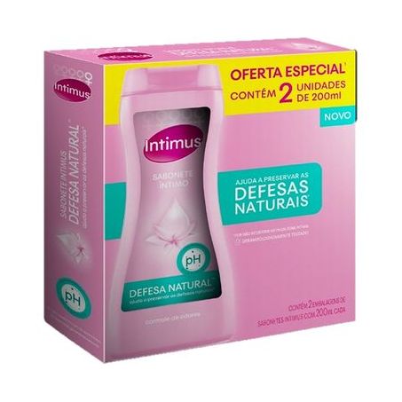 SABONETE LIQUIDO DEFESA NATURAL INTIMUS 200 ML    