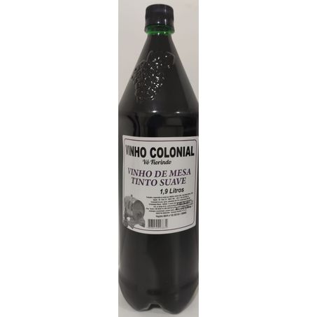Vinho colonial vo fiorindo 1.9l tinto suave bordo
