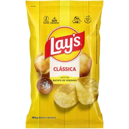 Batata Elma Chips 183g Lays Classica