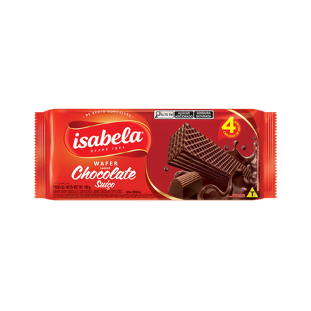 Wafer isabela choc suico 100g