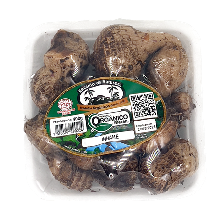 Inhame Recanto da Natureza Orgânico 400g 