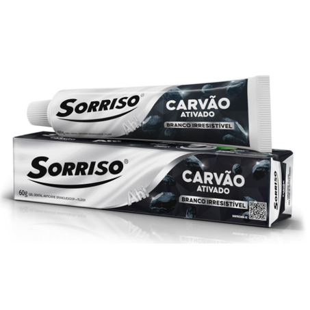CREME DENTAL SORRISO CARVAO ATIVADO 60G (076628)