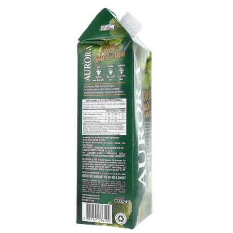 SUCO DE UVA INTEGRAL BRANCO AURORA TP 1,5L 360-29