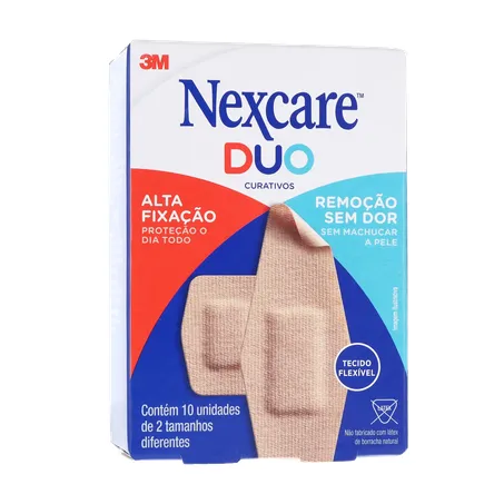 Curativo nexcare duo tamanhos diferentes caixa c-10unid 360-17