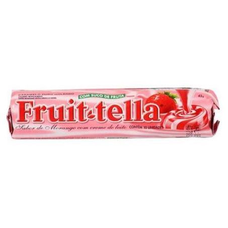 Balas fruittella morango dura 41g