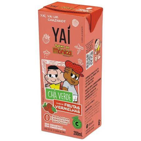Cha Verde Yai 200ml Turma Monica Frutas Vermelhas