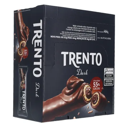 BISC.WAFER TRENTO 29G DARK CX 16.0 360-32