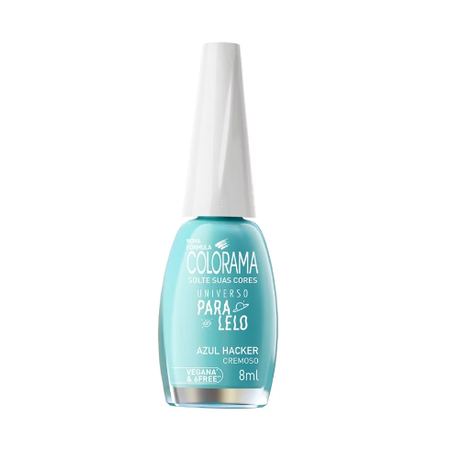 Esmalte colorama 8ml universo paralelo azul hacker